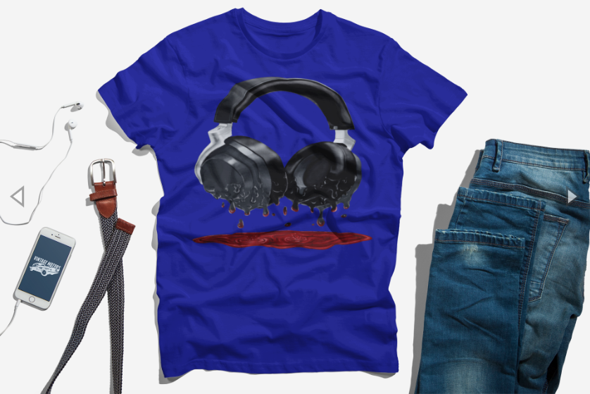 Bloody Headphones T-Shirt