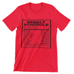 Weekly Hustle T-Shirt (White Lettering)