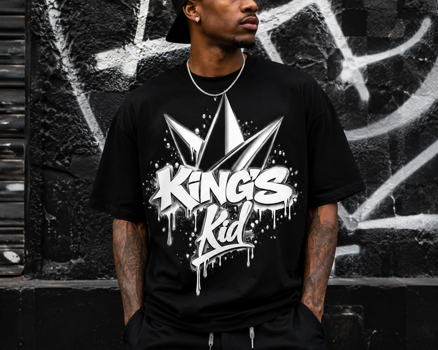 Graffiti Style KING’S kid T-shirts